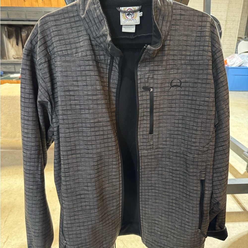 Cinch Men's Black and Gray Lightweight Jacket